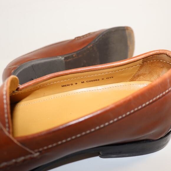 Cole Haan Men’s Brown Leather Tassel Loafers | Size 9M Classic Dress Shoes - Picture 6 of 6